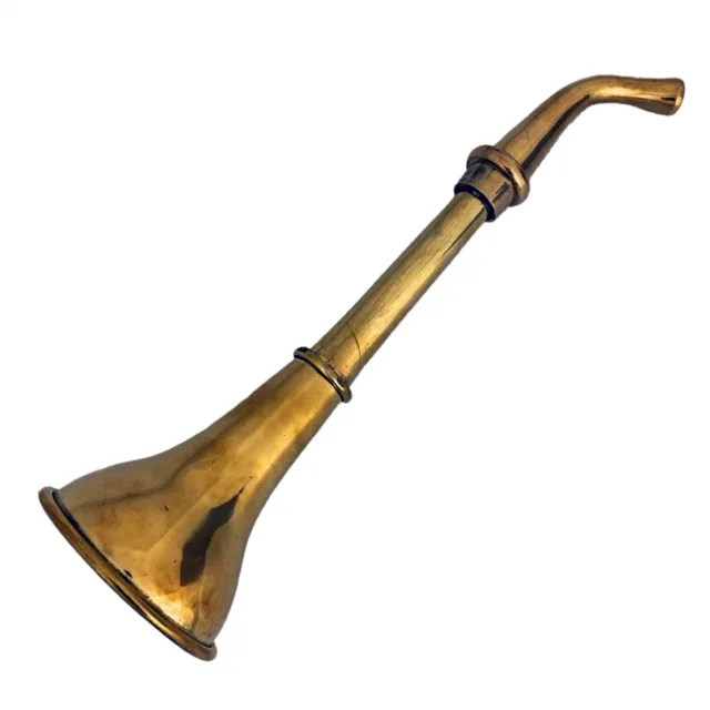 Trompettes aubaho Cornet Acoustique Stéthoscope Trompette l'oreille  décoration 40cm Style Antique 86262