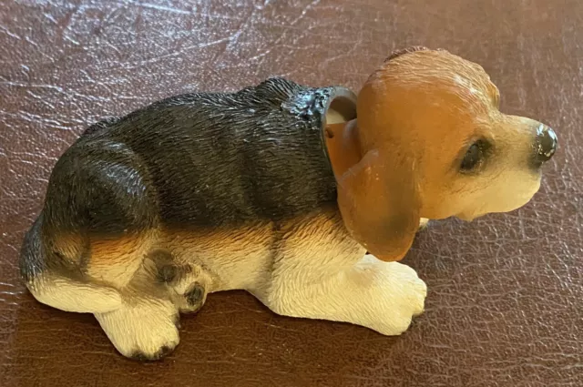 vintage beagle puppy bobble head figurine