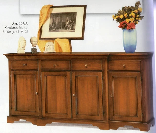 CREDENZA ARTE POVERA Legno Credenze Vetrina Cristalliera Classiche Classica EUR 745,00 PicClick FR