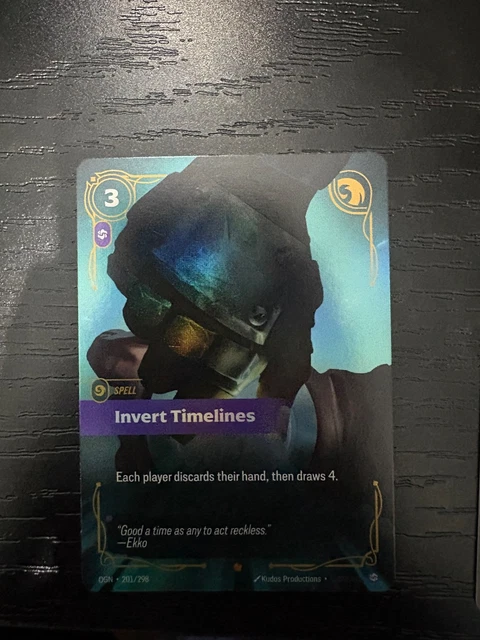INVERT TIMELINES RIFTBOUND Spell Card 201/298 £1.16 - PicClick UK