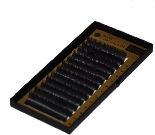 Eyelash extensions BL Lash Signature Blink Mink Tray D Curl .25mm different size