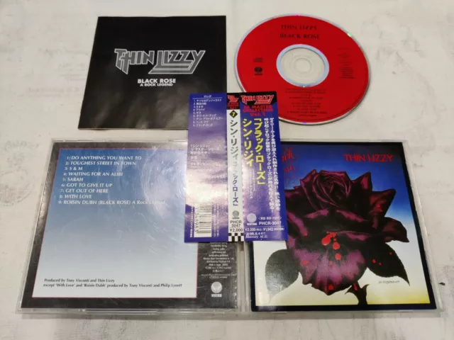 Thin Lizzy - Black Rose (A Rock Legend) Japan CD OBI (PHCR-3047)