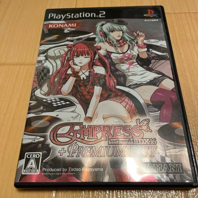 BEATMANIA IIDX 16 Empress + Premium Best Playstation 2 Import PS2 