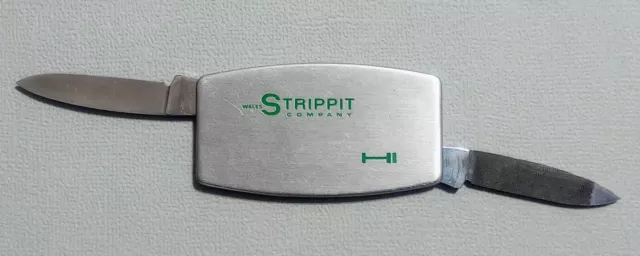 ZIPPO Wales STRIPPIT Pocket Knife File Vintage