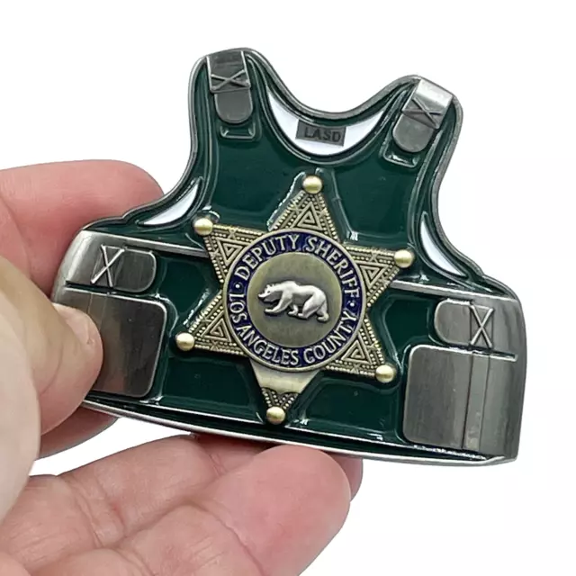 BL11-006 Los Angeles County Deputy Sheriff Body Armor LASD Challenge Coin LA She