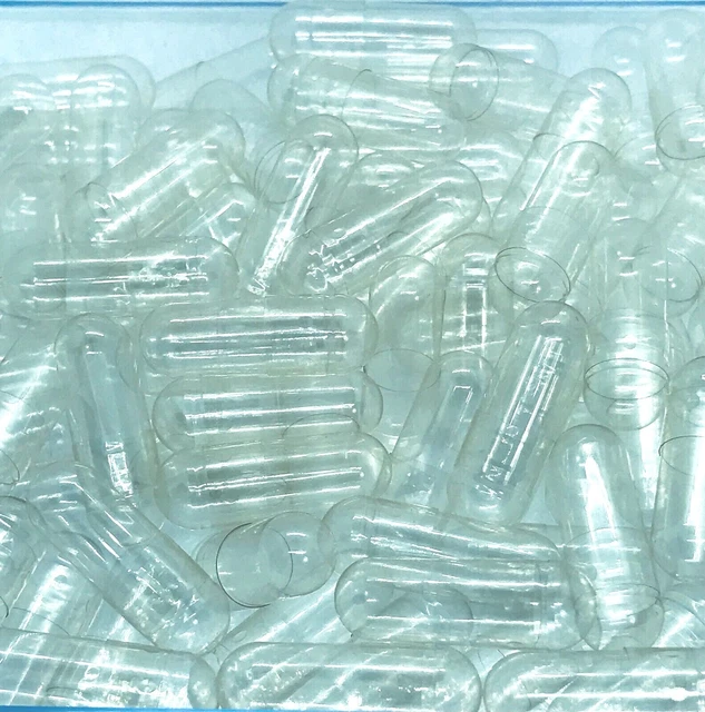 Capsule trasparenti vuote gelatina/HPMC/Pullulan taglia #000 00 0 1&2 qualità premium