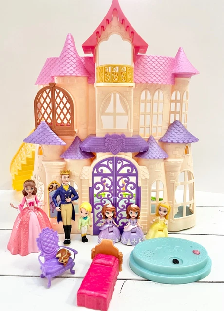 RARE! SOFIA THE First 2012 Magical Talking Castle Figures Playset