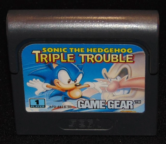 Jeu Sonic Drift Racing PAL Sur Sega Game Gear, Avec Notice Et Étui Officiel
