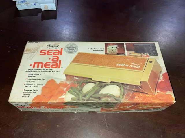 Vintage Dazey Seal A Meal Vacuum Sealer Unused And Complete Model SAM-1  USA