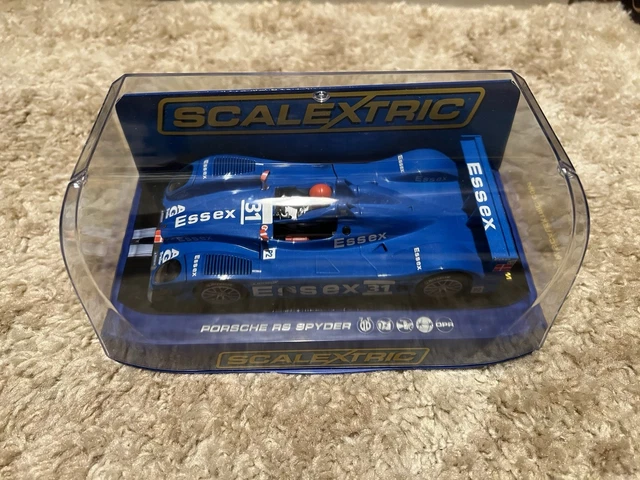 SCALEXTRIC C3086 PORSCHE RS Spyder Team Essex No. 31 Blue BNIB 