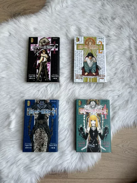 Lot de mangas DEATH NOTE tomes 1 À 4 VF 2