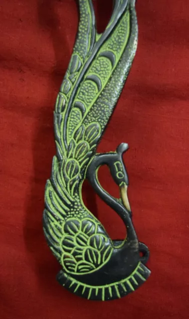 Peacock Bird Design Door Puller Brass Handmade Home Door Decor Handle Gift VR225