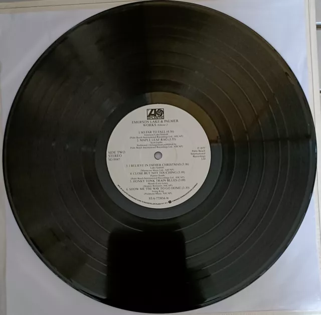 Emerson Lake  Palmer Works  Vol 2 - K18  SD19147  Vinyle LP 33 Tours  1977 - K18 3