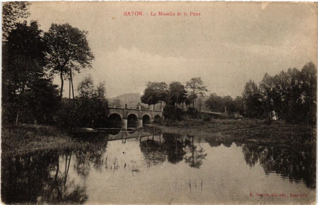CPA BAYON - La Moselle et le Pont (483742)