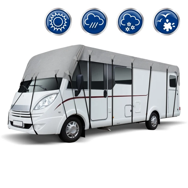 Bâche protection pour toit de caravane demi housse auto couvre taille M L XL XXL