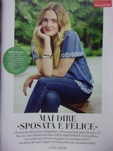 Drew Barrymore 1 pagina/ritagli/clipping    #va1516