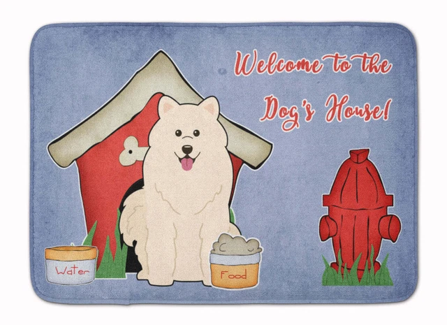 Samoyed Dog House Collection Rug Washable Memory Foam Mat BB2784RUG-SUK