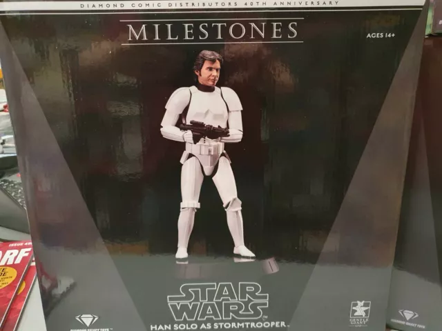 Star Wars Han Solo Stormtrooper 40Th Anniversary - Milestones Statue Diamond