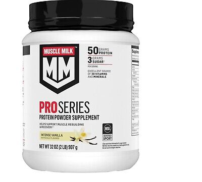 Proteína en polvo Muscle Milk Pro Series 50G 2 libras - vainilla intensa