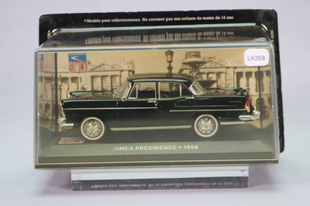 LK358 Altaya 1/43 1:43 Simca présidence 1958 noir Les belles années Simca 2