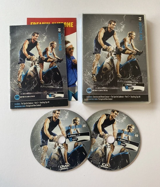 LES MILLS RPM 46 DVD CD Combo + Booklet & Insert Rare