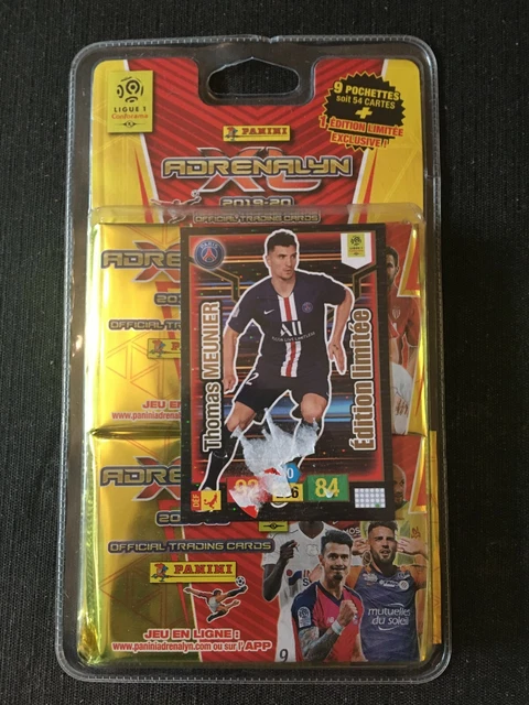 Blister 9 Pochettes Packet Adrenalyn Xl Foot 2019/20 + Edition Limitee Meunier