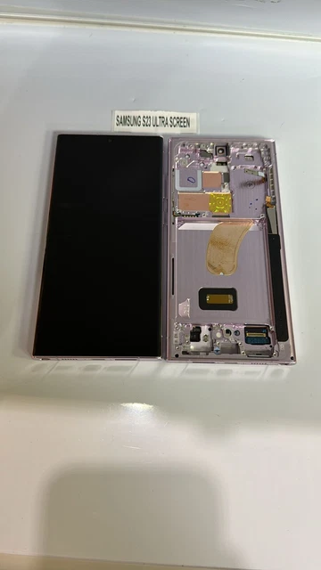Official Samsung Galaxy S23 Ultra SM-S918 Lavender LCD Screen & Digitizer - GH82