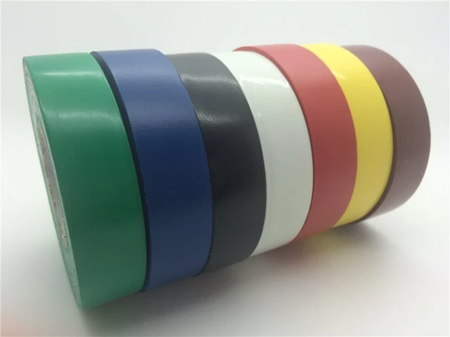 Pic Couleur PVC Électrique Isolation Chaussette Auvent Bande - 19mm 33m