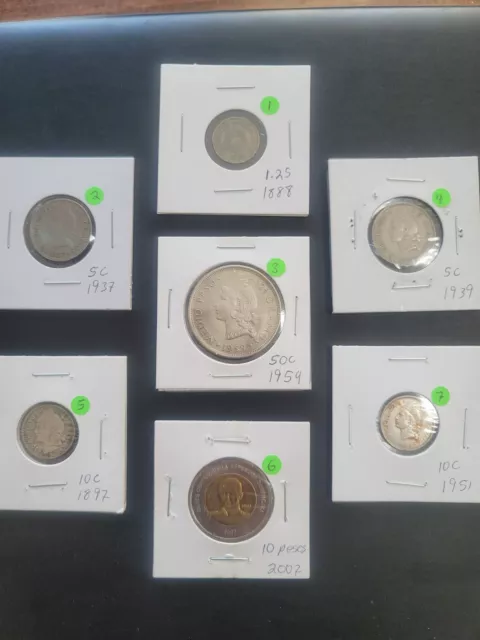 Dominican Republic. Circulated Coin Lot.