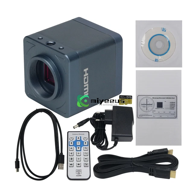 4K UHD Digital Microscope Camera HDMI Camera with 32G Storage Card HY-6110