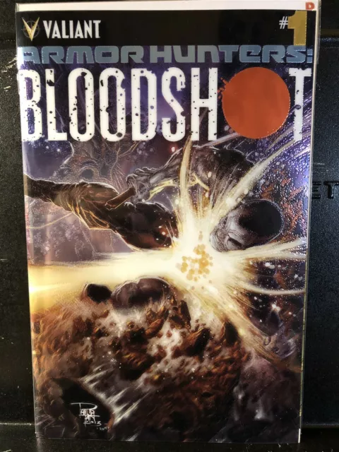 Armor Hunters Bloodshot #1 Chromium Variant (2014 Valiant) We Combine Shipping