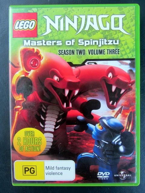 Lego NINJAGO Masters of Spinjitzu SEASON 2 VOLUME 3 DVD - Aus Region