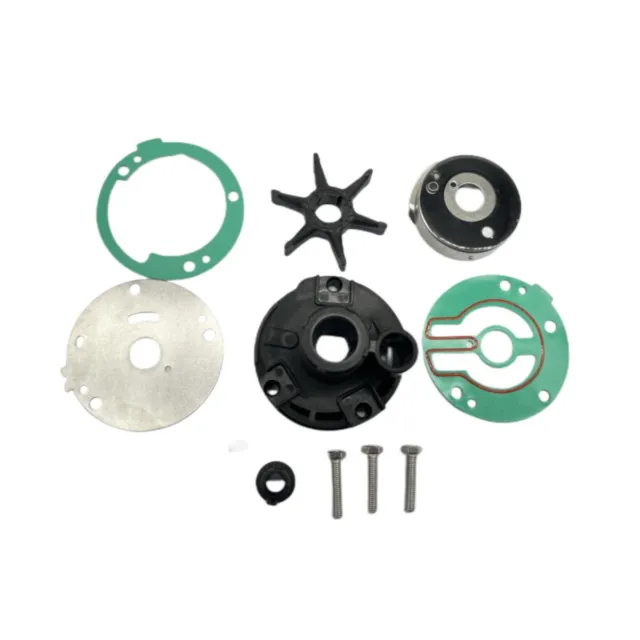 Water Pump Impeller Kit for Yamaha 2-Stroke 25 30 HP Outboard Motor 689-W0078-A4