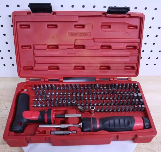 Nice Mac Tools SBDR123SA 123 PC Mac-grip Ratcheting Screwdriver Set US *No Chuck