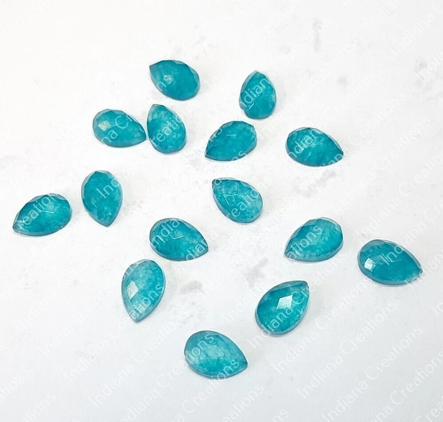 70 CTS. PIERRE Précieuse Lâche Cabochon De Poire Violette Naturelle 30