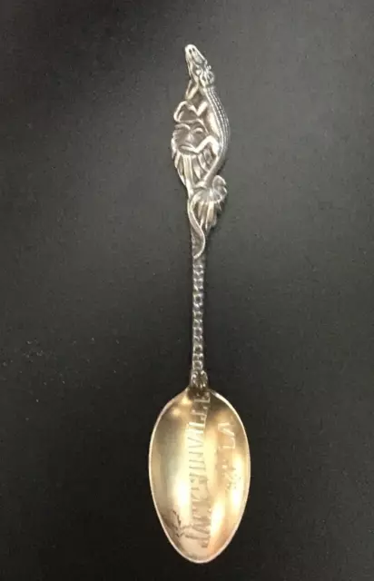 Watson Sterling Silver Alligator Jacksonville Fl Souvenir Spoon