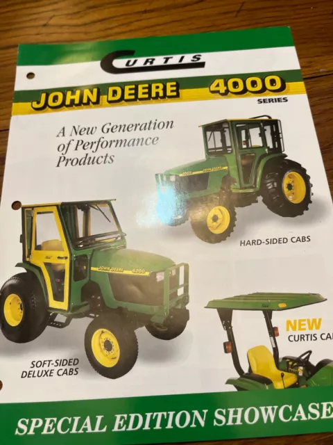 John Deere Curtis Cabs For 4000 Series Tractor For  1998 Brochure DCPA18