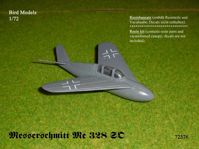 MESSERSCHMITT ME 328 C SO 1/72 Bird Models Resinbausatz / resin kit EUR