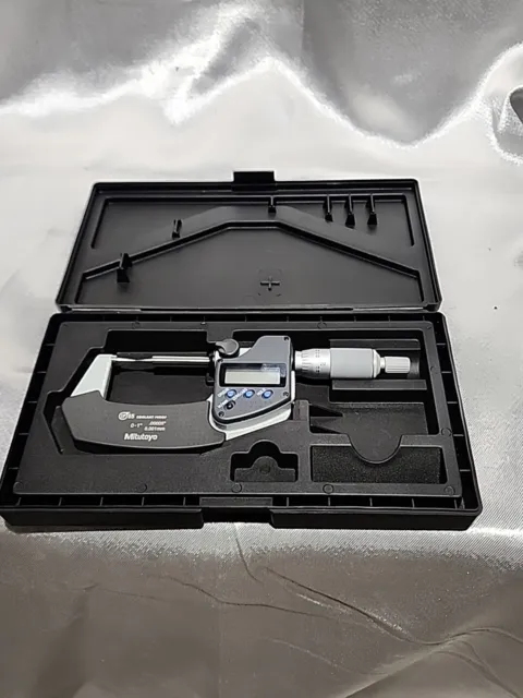 Mitutoyo 342-351-30 Digimatic Point Micrometer, 0-1"/0-25mm Range, .00005" *SH