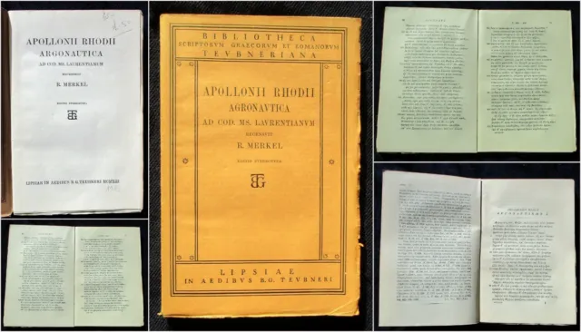 APOLLONII RHODII ARGONAVTICA. 1913. Biblioteca Scriptorum Graecorum & Romanorum.