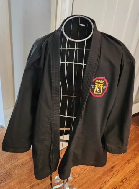 Vintage Karate Judo Gi Martial Arts Uniform Jacket Hawaii Patch Size 4