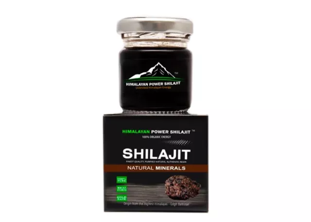 Himalayan Power Shilajit 100% Pure Organic Shilajit in Fresh Resin Form Shilajit