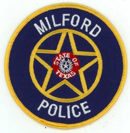 Milford Police Texas Tx Nice Colorful Patch Sheriff