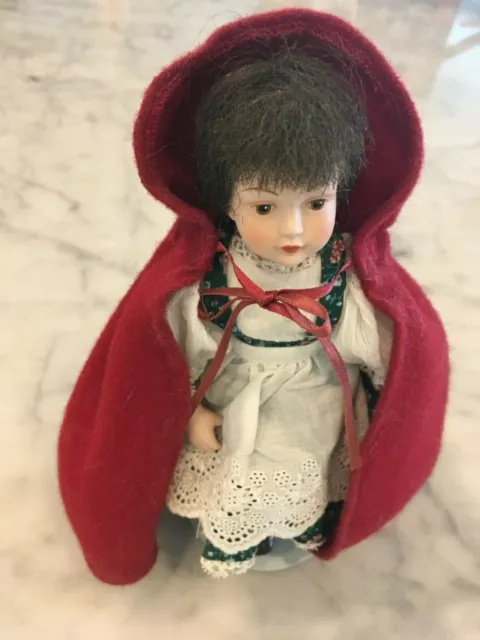 Avon Porcelain Doll Little Red Riding Hood