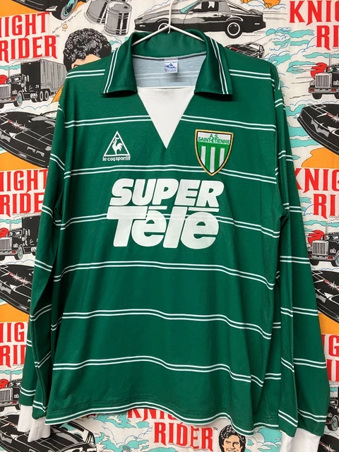 SAINT ETIENNE 1980 81 Le Coq Sportif Shirt Le Coq Sportif Size Xl Reproduction 185.00 PicClick UK