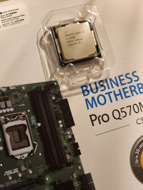 ASUS PRO Q570M-C Intel Core i5 10500 ALL NEW £173.34 - PicClick UK