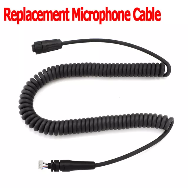 For Raymarine Ray215 VHF Marine Radio Microphone Mic Cord Coiled Cable R49060