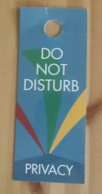 DO NOT DISTURB Room Door Sign Well Known Casino