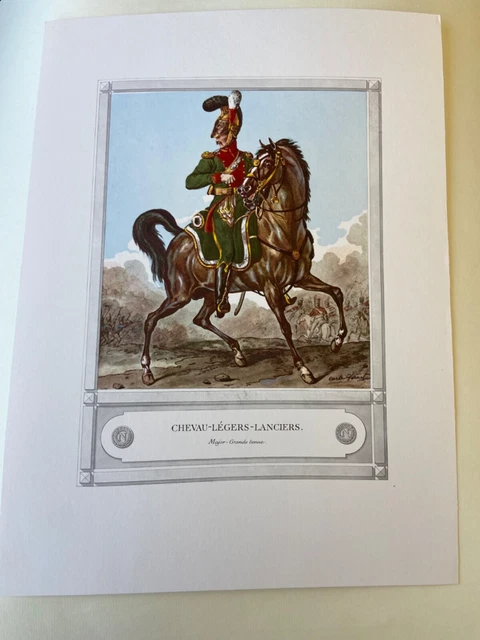 Grande Armée - 3e Régiment des chevaux légers lanciers Photo Stock - Alamy