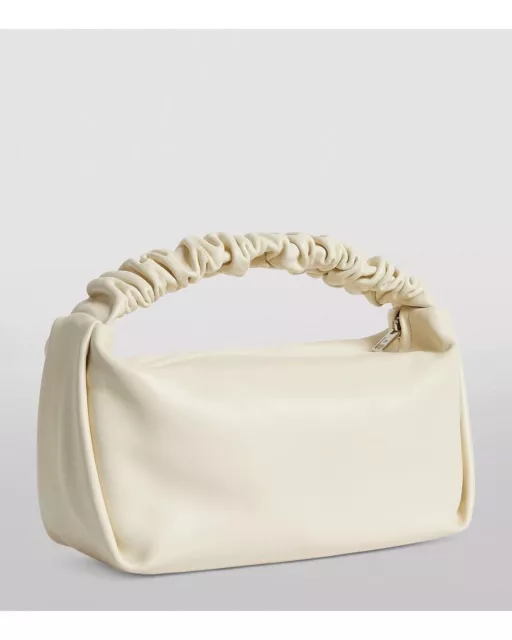 Alexander Wang Scrunchie Small Bag White Leather All NWT $395 ASIS